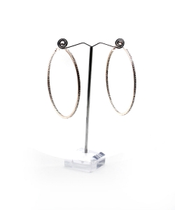 Fashion Hoop Earrings EH910365 ROSEGOLD